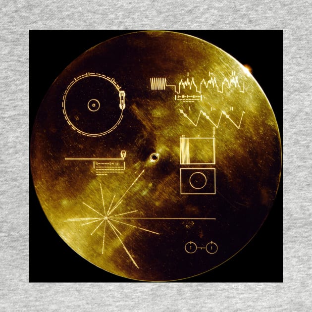 Voyager spacecraft plaque (R262/0086) by SciencePhoto